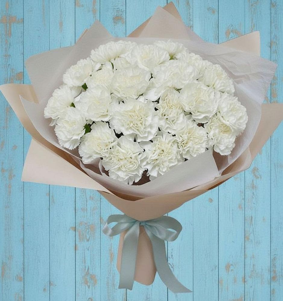 Букет цветов из: Гвоздики в Видяево