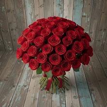 Букет 55 Красных роз Фридом #REPLACE_PRED# Видяево