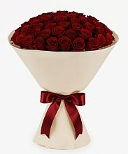 Букет 101 Бордовая роза Блэк Бакарра в Видяево