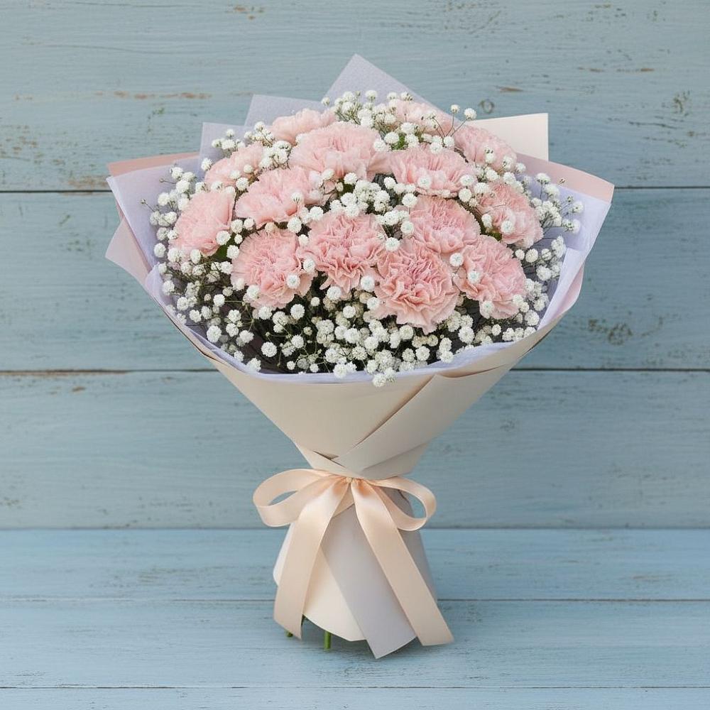 Букет цветов из: Гвоздики в Видяево