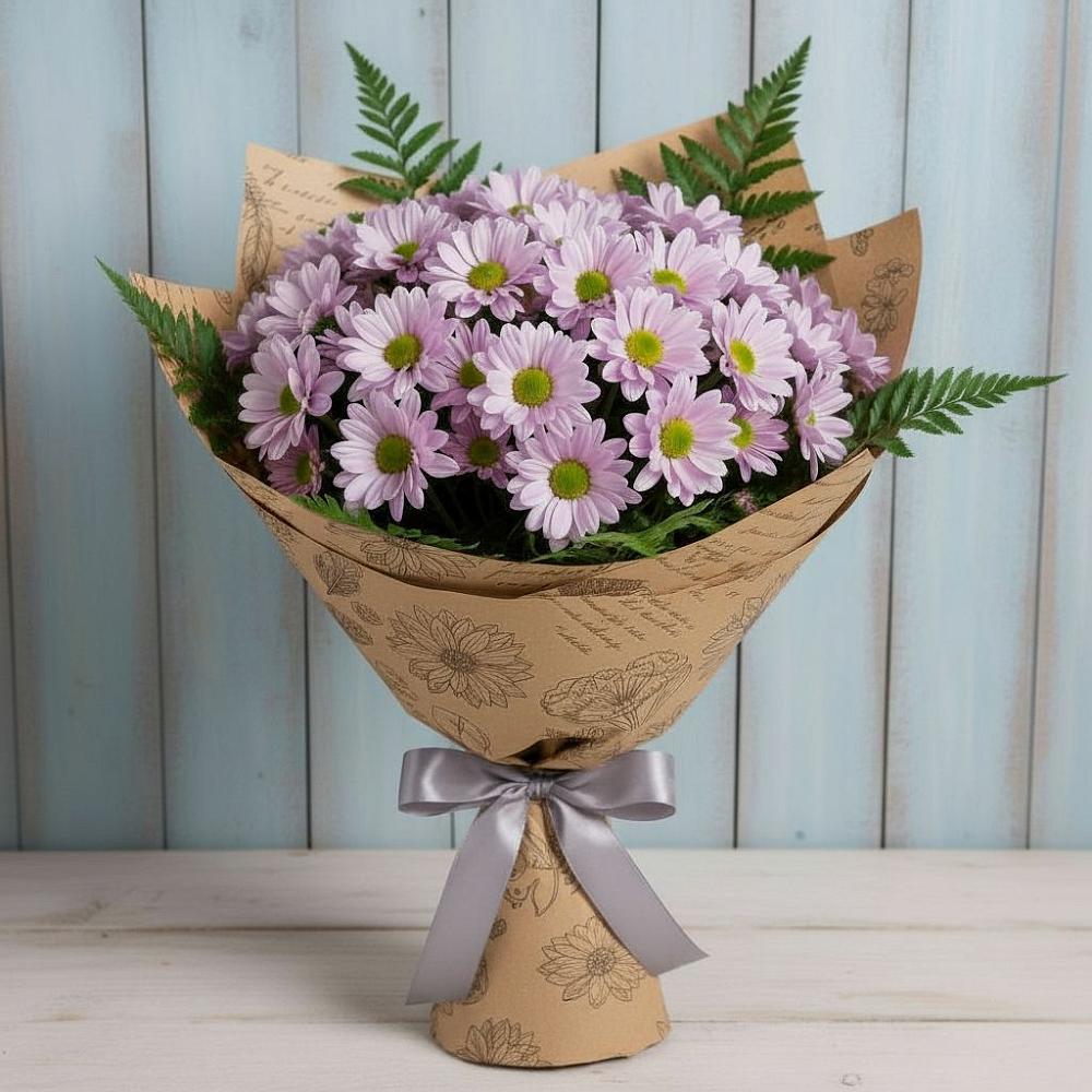 Букет цветов из: Хризантемы в Видяево