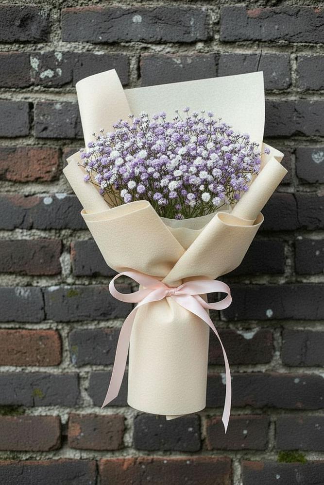 Букет цветов из: Гипсофила в Видяево