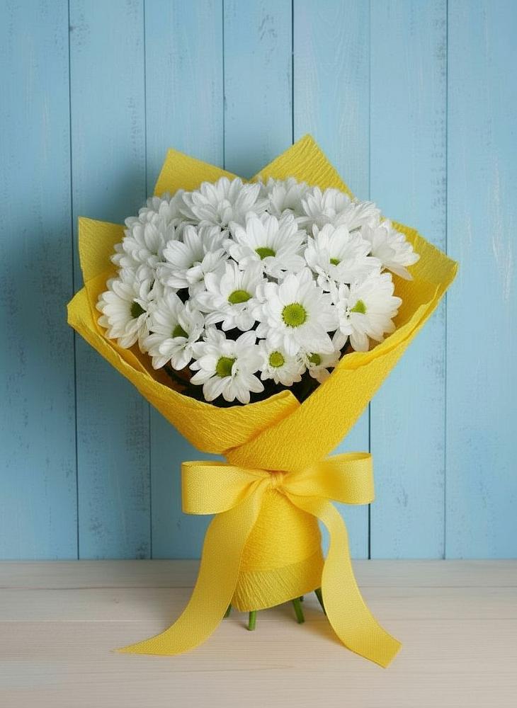 Букет цветов из: Хризантемы в Видяево