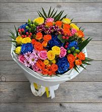 Букет цветов из:  Розы и Хризантемы в Видяево