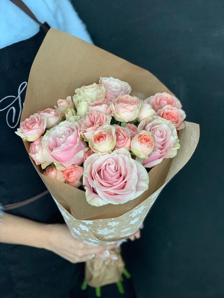 Букет цветов из: Хризантемы и Розы в Видяево