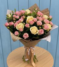 Букет цветов из:  Розы в Видяево