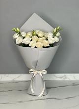 Букет цветов из:  Розы и Лизиантусы в Видяево